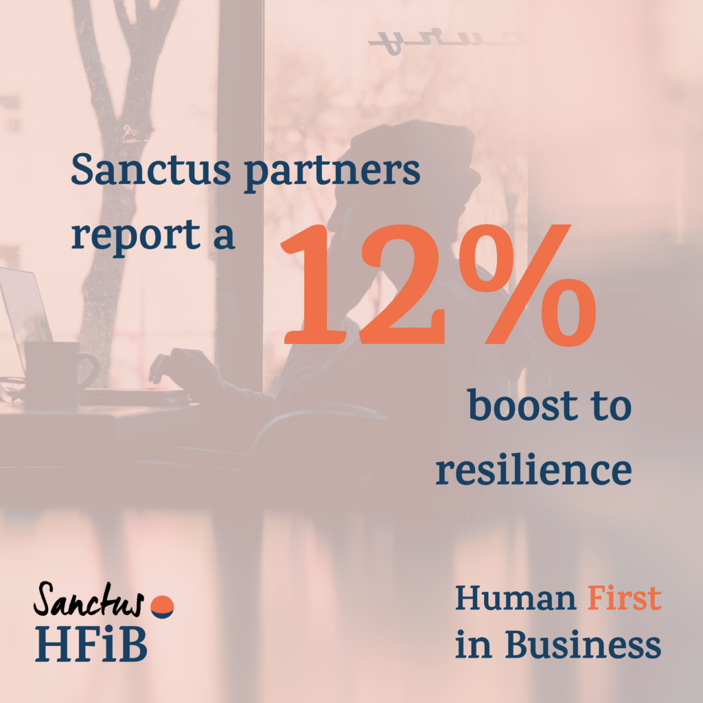 Human first in business - Sanctus partners report a 12% boost to resilience 