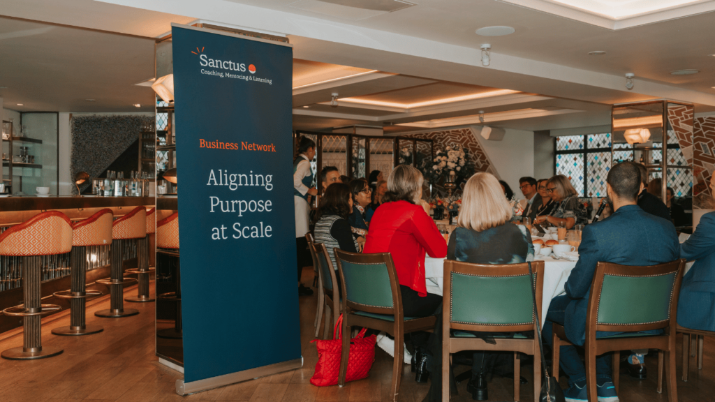 Aligning purpose at scale breakfast banner